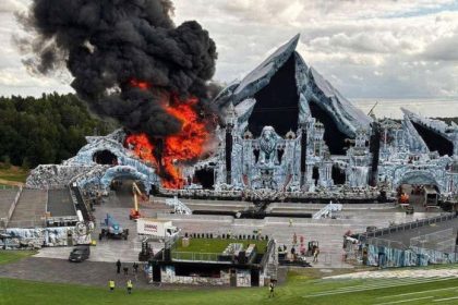 Obrovsky poziar znicil hlavne podium Tomorrowlandu