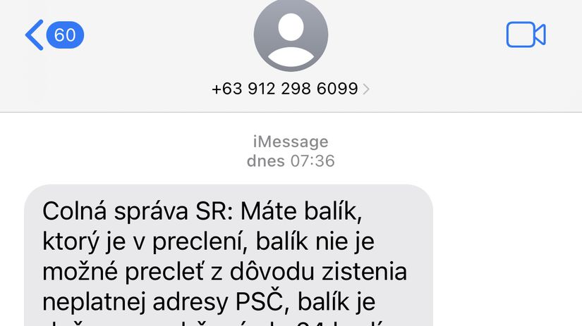 Slovaci pozor opat nebezpecne SMS ohrozuju ucty