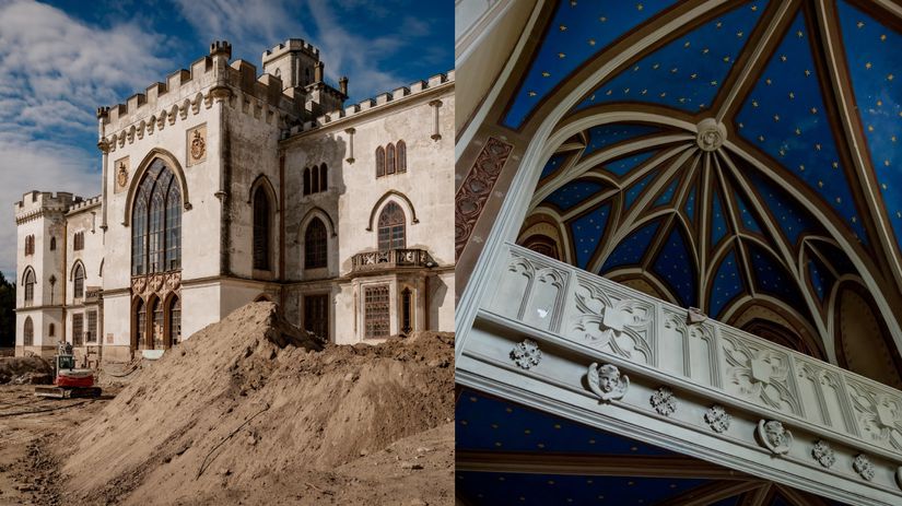 Perla medzi kastielmi pootvorila brany Rekonstrukcia v Rusovciach napreduje vlada vyuzije vacsinu priestorov pre seba