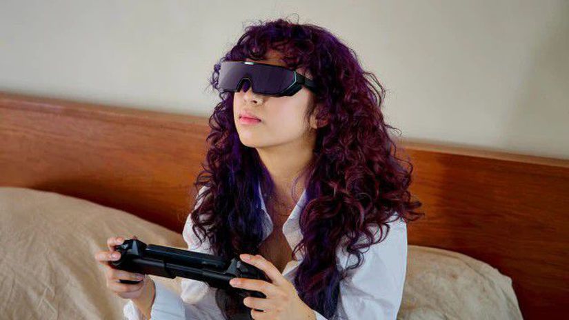 VR okuliare Sentinel vytvaraju 180palcovy obraz