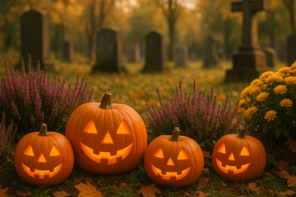 Halloween a Dusicky sviatky s rovnakymi korenmi