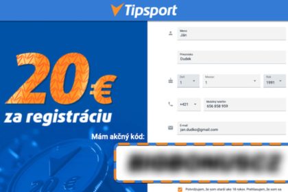tipsport akcny kod 2026 overeny bonus 7777e 20e vo februari