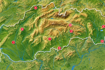 KVIZ Milujete Slovensko Potom bude tato mapa pre vas jednoducha Slovensko Cestovanie