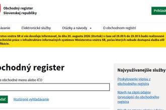 Nova obchodna registra mala pomoc podnikatelom zatial odhalila len ich osobne udaje Odbornici vysvetluju co sa zmeni